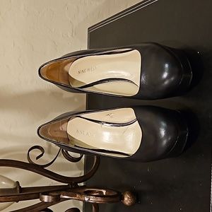 Black Platform Pumps, Size 5.5 by NINE WEST